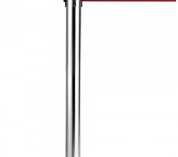 SWR-50/ Столбик с красной вытяжной лентой L=2500 мм