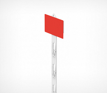 Лента подвесная пластиковая CLIP STRIP-TR на скотче с карманом 40*60мм