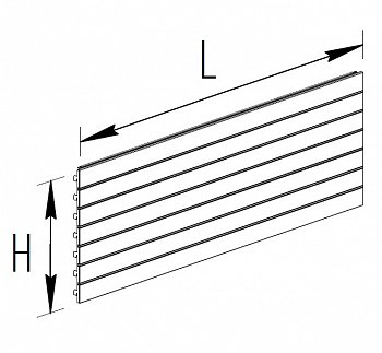 К25/ Стенка евро 400х 665 мм (Микрон) (RAL) *